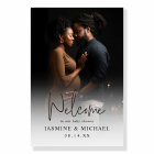 Couple’s Baby Shower Personalised Photo Sign