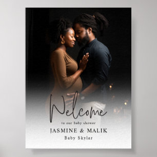 Couple’s Baby Shower Personalized Photo Poster