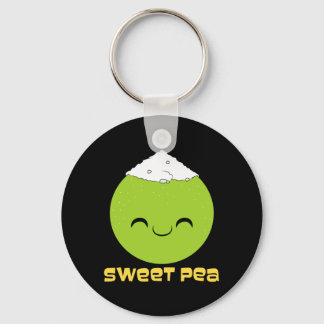 Couple Sweet Pea Cute Relationship Performance Key Ring