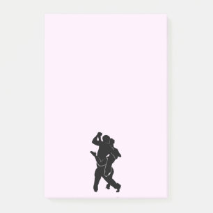 Couple Tango Dancers Post it Notes