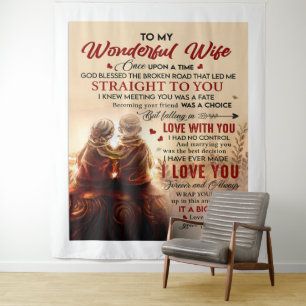 Couple To Wonderful Wife Once Upon A Time Husband Tapestry