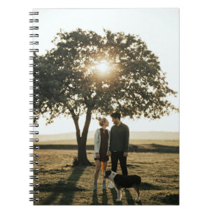 Couple under tree notebook