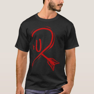 Couple Valentine Heart for Him U 2023 Happy Valent T-Shirt