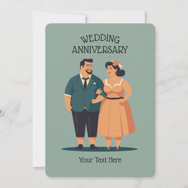 Couple wedding anniversary Invitation (Front)