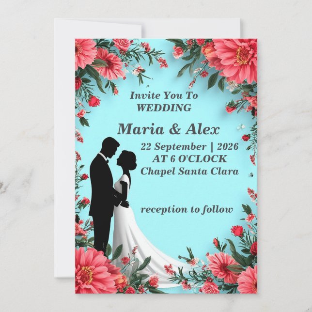 ✨ Couple Wedding Invite For Family Event ✨ (Front)