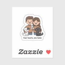 Couple with Pets – Four Hearts One Home Design