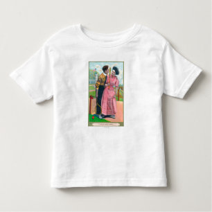Couple with Tennis GearSame Old Racket Toddler T-Shirt