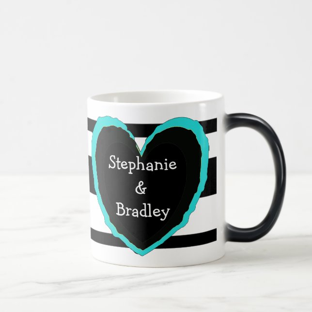 "Couple's" Coffee Mug: Add Your Names Magic Mug (Right)