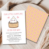 Couples Cute Little Dumpling Hearts Baby Shower