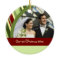 Couple's First Christmas Photo Christmas Ornament