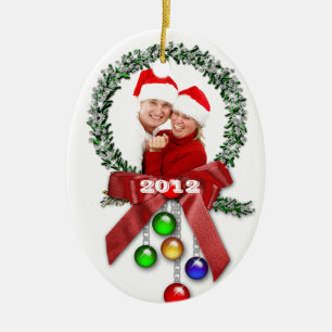 Couple's First Christmas PHOTO Ornament