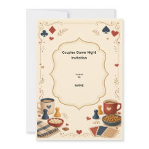 Couples Game Night Invitation