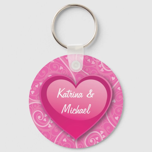 Couples Heart Keychain (Front)