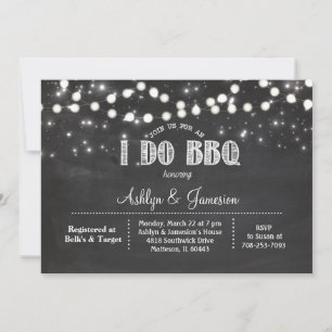 Couples I DO BBQ Lights Summer Shower