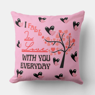 Couples I Fall In Love with you Everyday Cushion