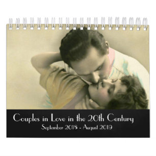 Couples in Love in the 20th Century 2018 2019 Calendar