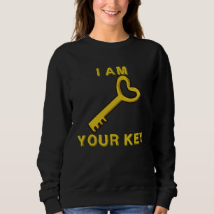 Couples Lock and Key Cute Men Women Husband Wife Sweatshirt