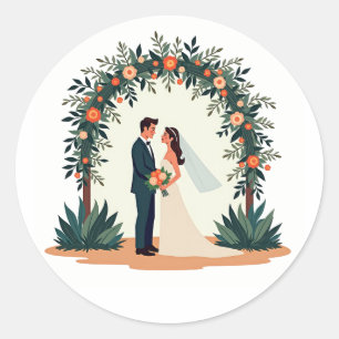 Couples' Love Arch Sticker