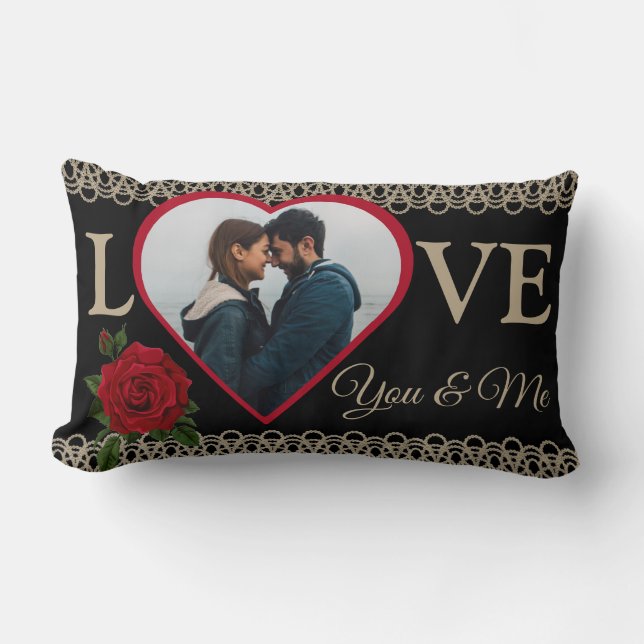Couples Love Throw Pillow (Front)