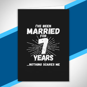 Couples Married 7 Years Funny 7th Anniversary Card