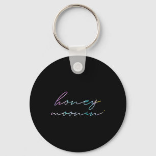 Couples Married Matching Honeymoon Vacation Honey  Key Ring