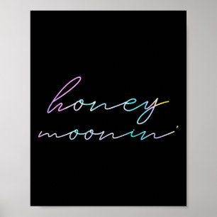 Couples Married Matching Honeymoon Vacation Honey Poster