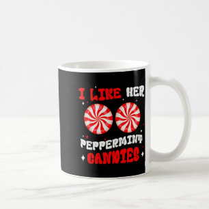 Couples Matching Christmas I Like Her Peppermint C Coffee Mug