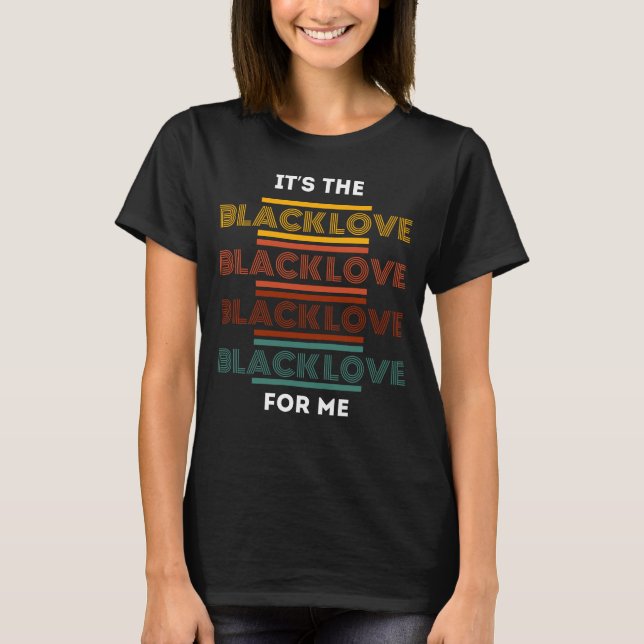 Couples Matching Custom Black Heritage T-shirt (Front)