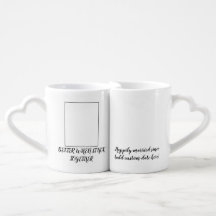 Couples mugs. Customisable wedding coffee cups