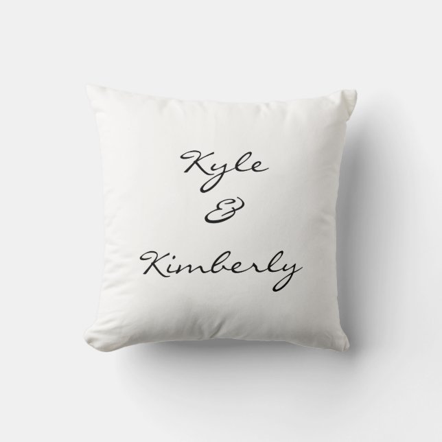 Couples Name Cushion (Front)