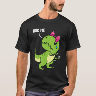 Couples Pajama Hug Me Rex Dinosaur Costume T-Shirt