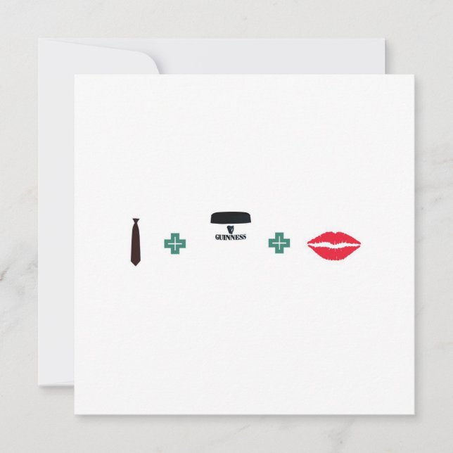 Couples Party - Irish theme Invitation (Front)