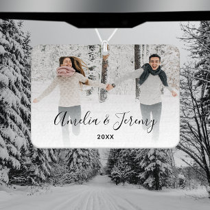 Couple's Personalized Photo  Car Air Freshener