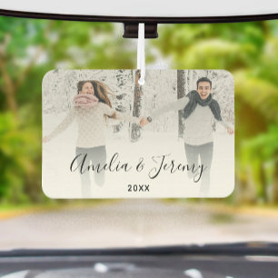 Couple's Personalized Photo Car Air Freshener