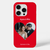 Couples Photo in Heart Personalised Honeymoon