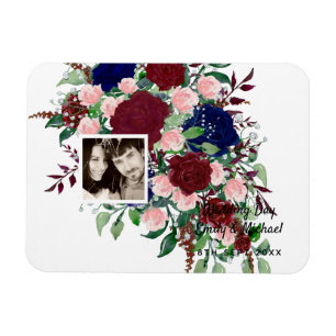 COUPLES PHOTO Wedding, Anniversary, New Home Gift Magnet
