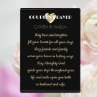 Couple's Prayer wedding gift 