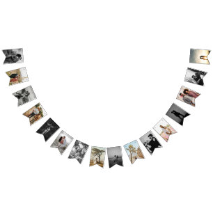 Couples Shower Decor Personalised Photo Banner