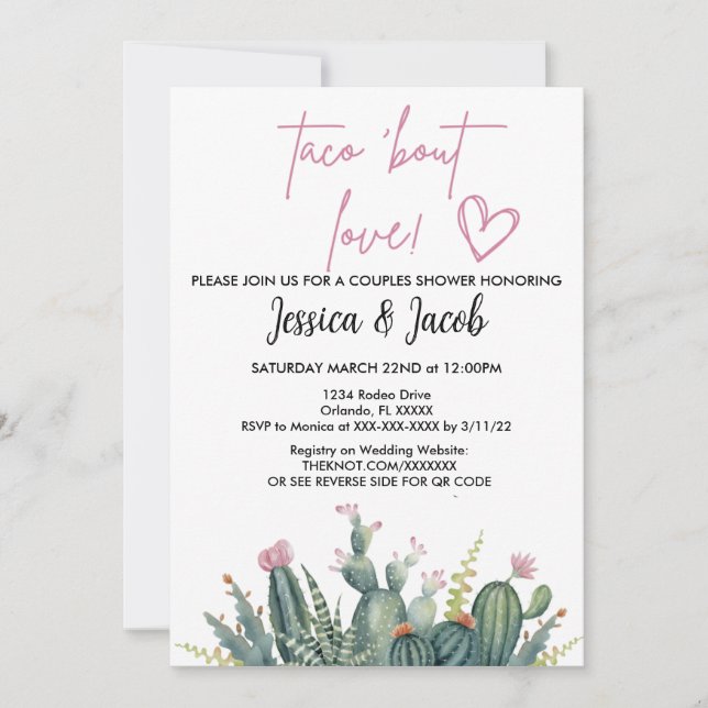 Couples Shower Invitation (Front)