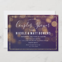 Couples Shower Lights Invitation