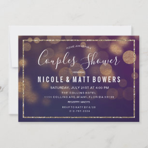 Couples Shower Lights Invitation