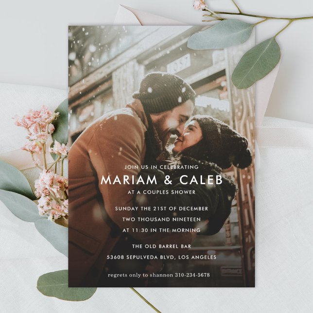 Couples Shower | Love Engagement Photo Invitation (Creator Uploaded)