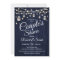 Couple's Shower - Navy Rustic Wood