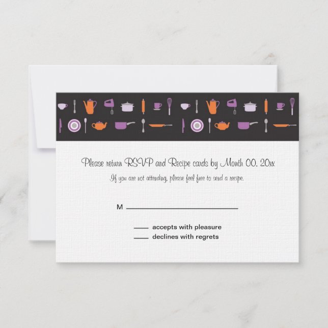 Couples Shower RSVP (Front)