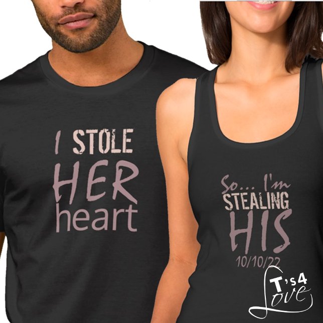 Couples T-Shirts (Partners in Crime & Love! These tees say it all. 💕 (shirts sold separately.))