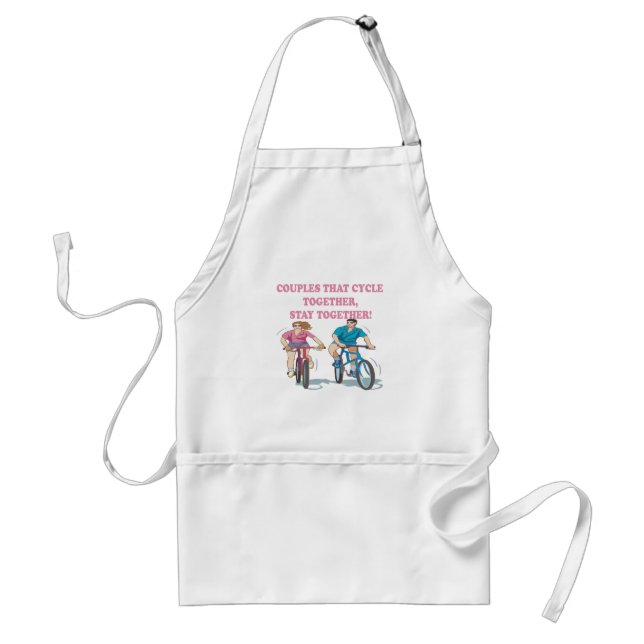 Couples That Cycle Together Standard Apron (Front)