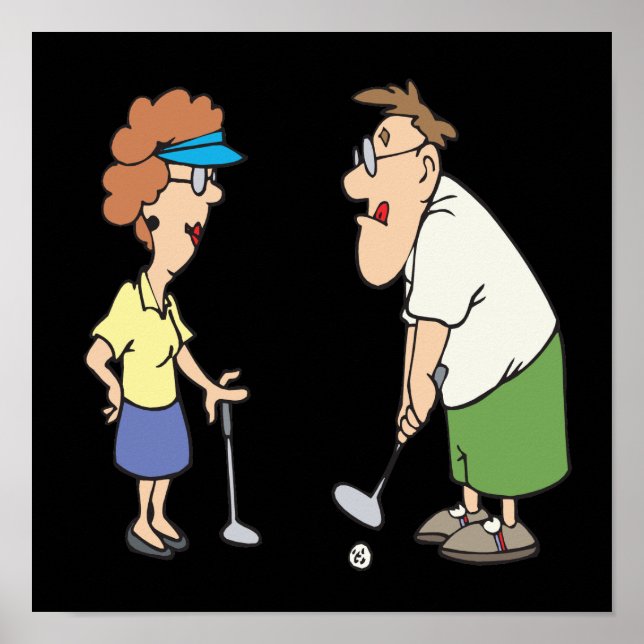 Couples That Golf Together Stay Together Poster (Front)