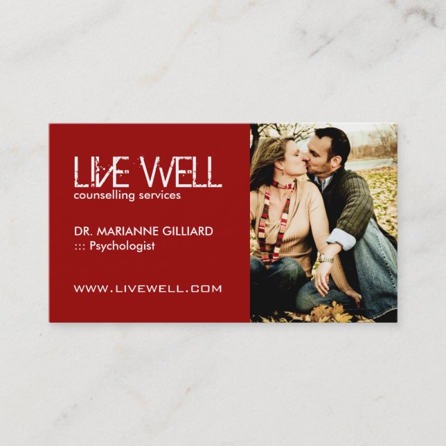 Couples Therapy | Match Maker Business Card (Front)