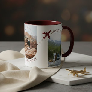 Couples Travel Greatest Adventure Photo Mug