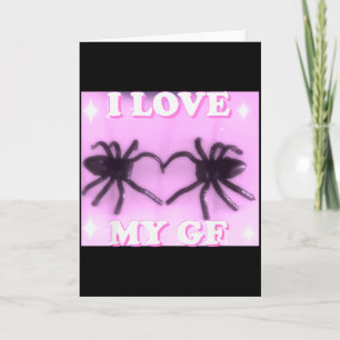 Couples Valentines Day I Love My Gf Bf Adult Inapp Card